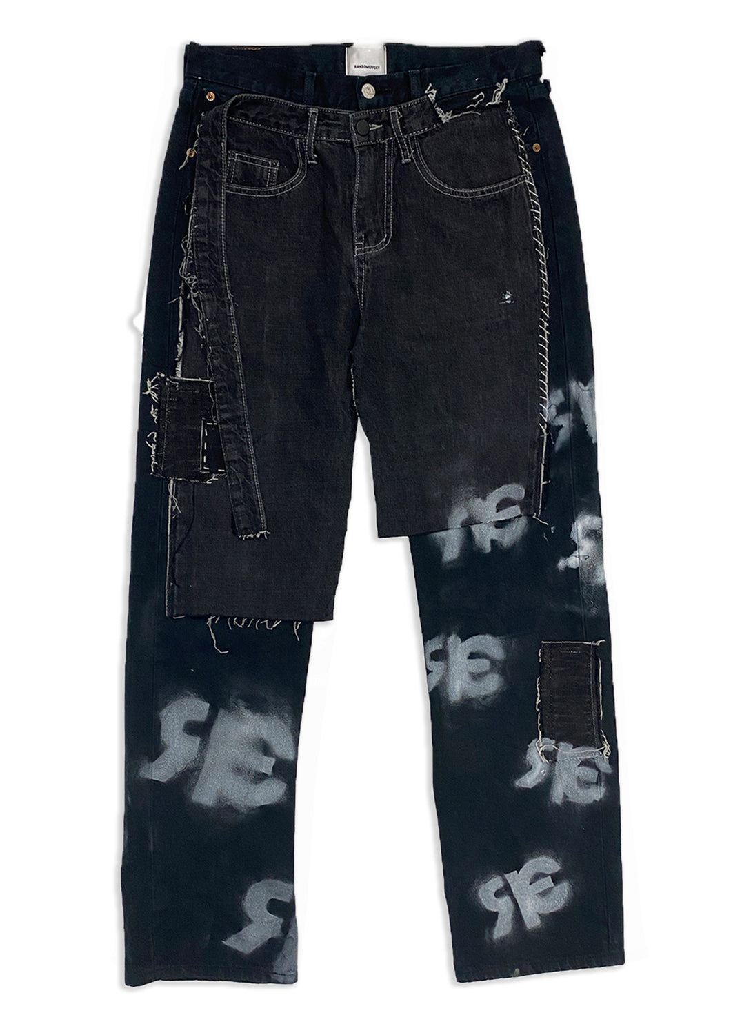 Painted Combined Jeans
